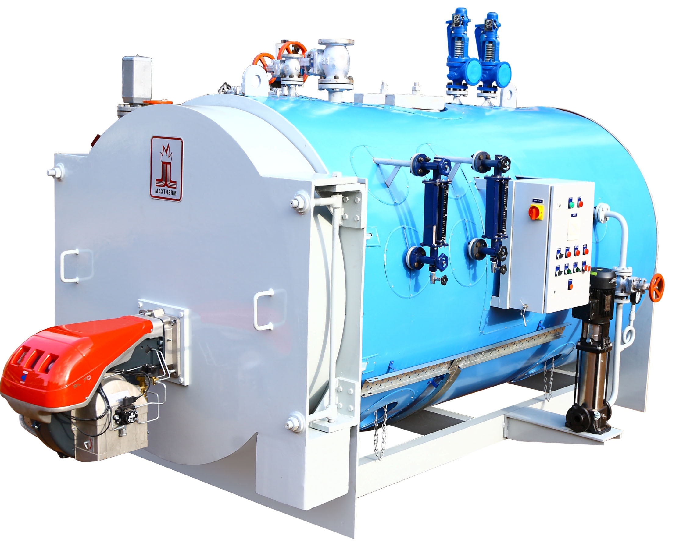 Oil fired steam boiler фото 6